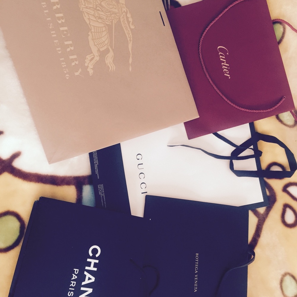 Various shopping bags