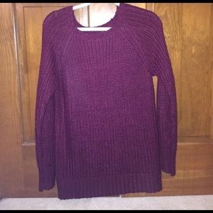 Maroon knit American Eagle sweater