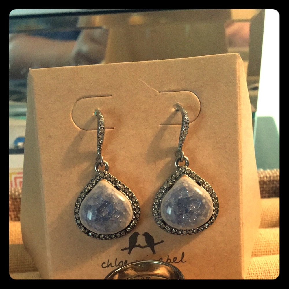 Chloe and Isabel earrings Misty Morning