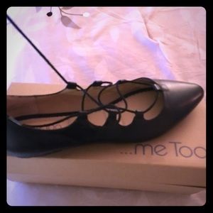 New without tags, genuine leather "Me Too" flats