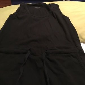 Black cotton summer dress for the summer