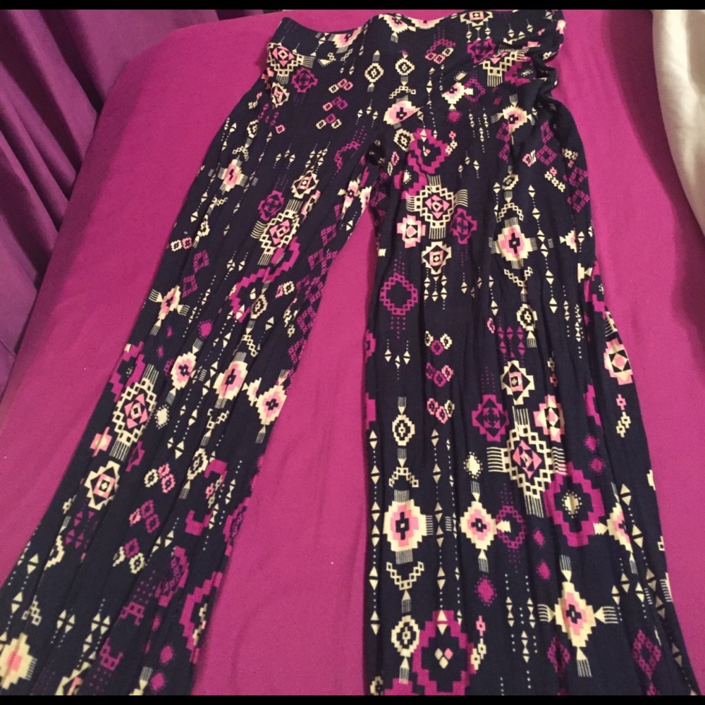 Wide Leg Stretch Pants