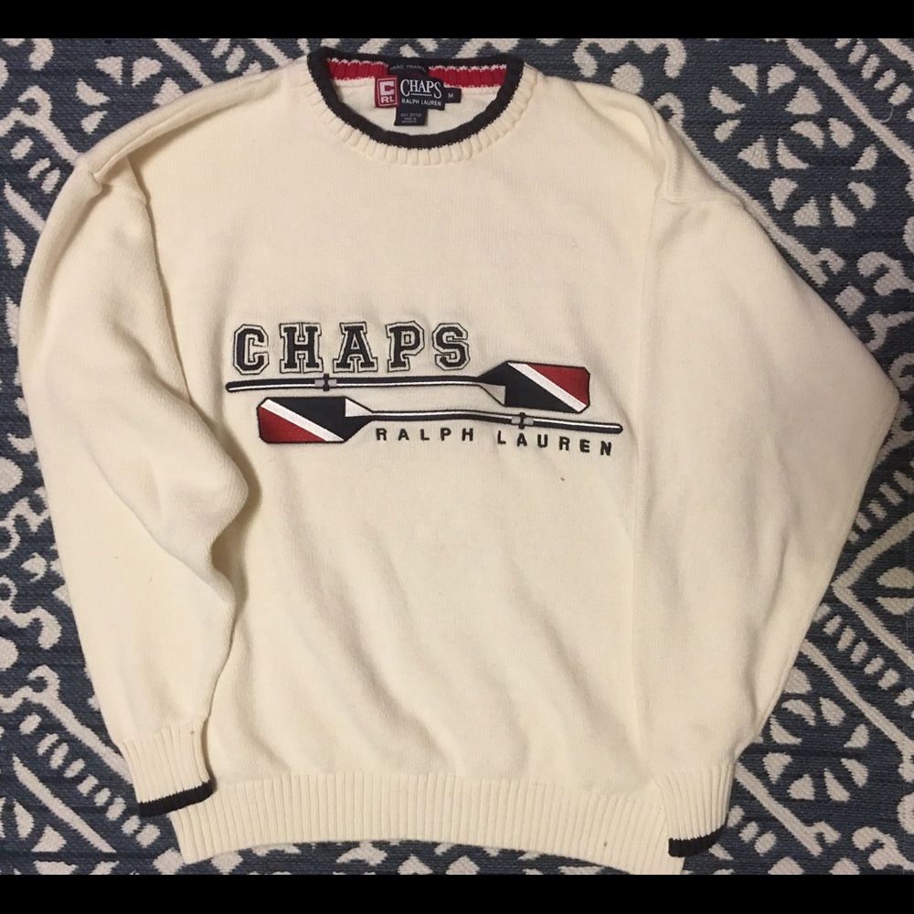 Vintage men's Ralph Lauren chaps rowing sweater
