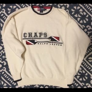 Vintage men's Ralph Lauren chaps rowing sweater