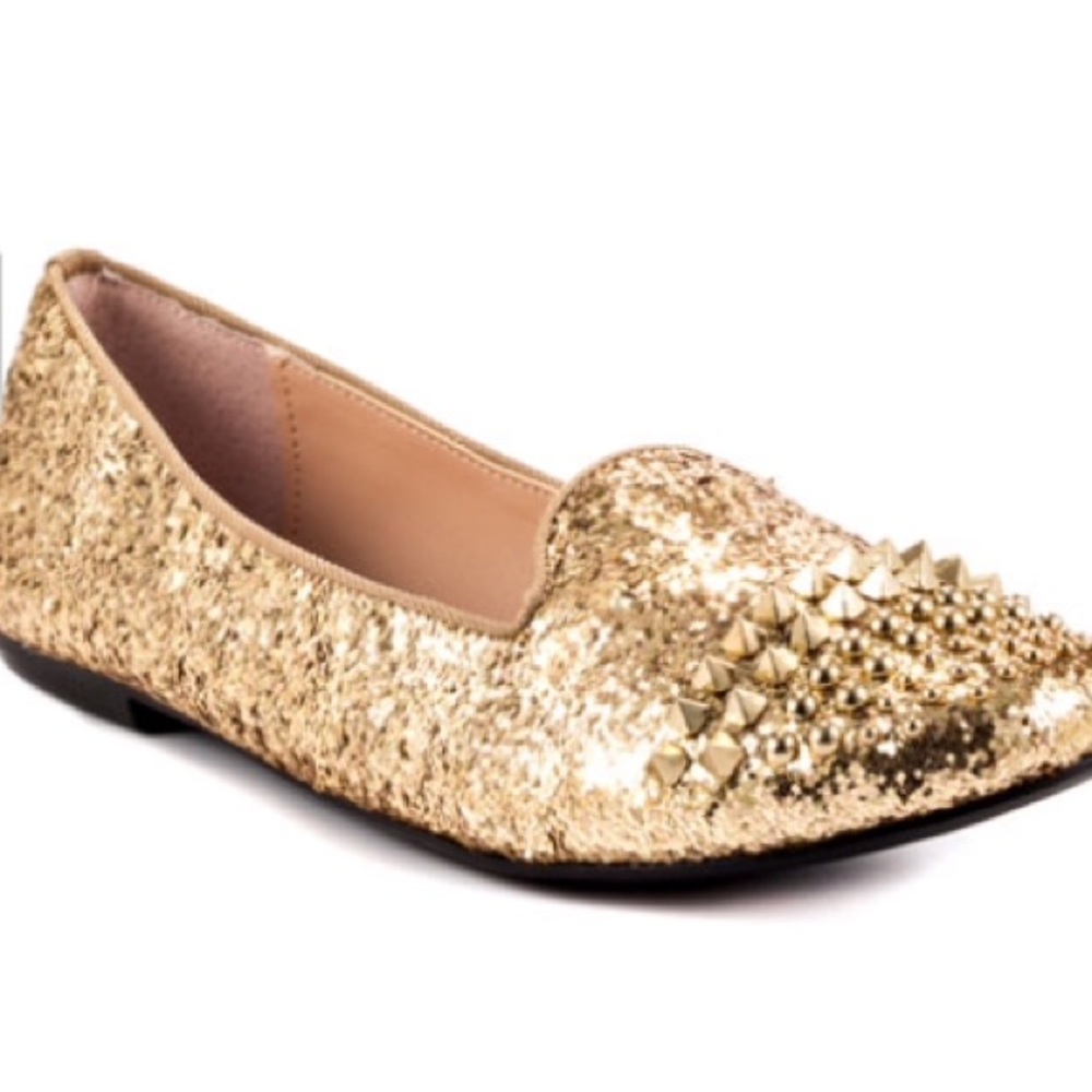 NEW- Betsey Johnson Bambbi - Gold Glitter
