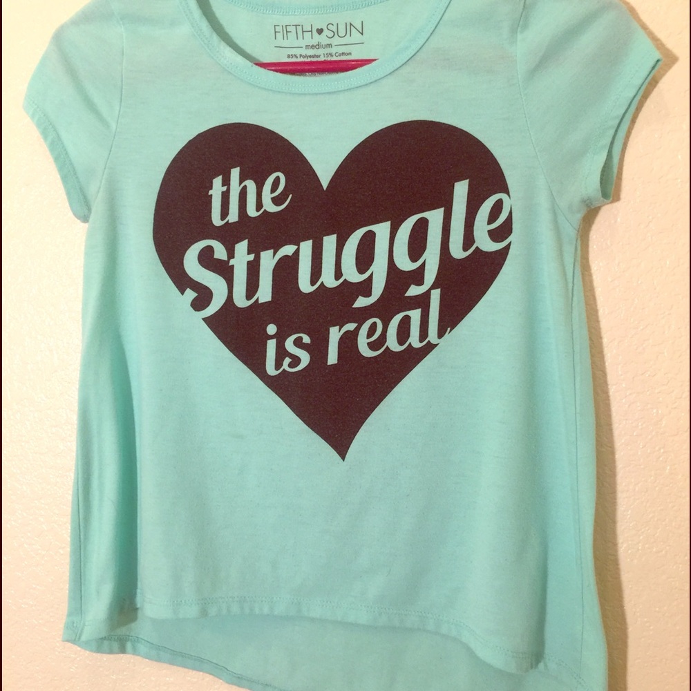 Mint Colored Top Girls Size Medium