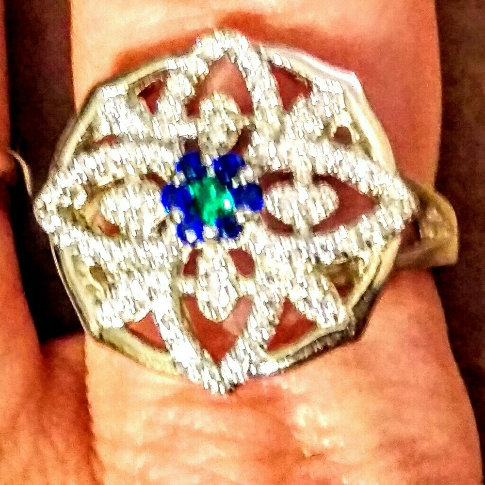 Genuine White Sapphires, Blue Sapphires & Emerald