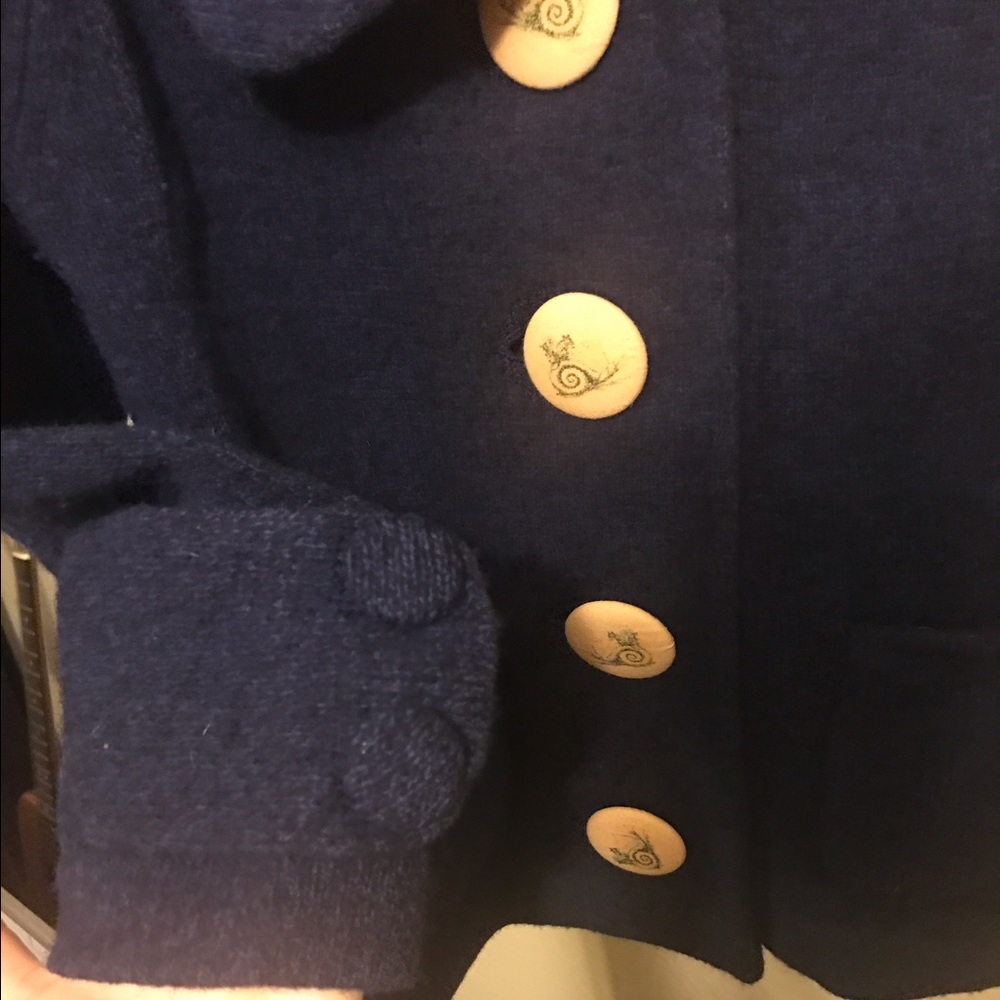 Anthropologie navy blue sweater only used once ! - Picture 2 of 7