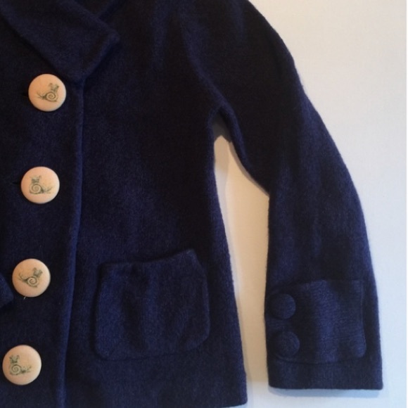 Anthropologie navy blue sweater only used once ! - Picture 4 of 7