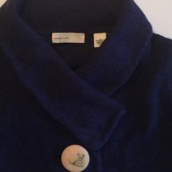 Anthropologie navy blue sweater only used once ! - Picture 5 of 7