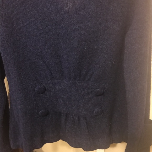 Anthropologie navy blue sweater only used once ! - Picture 6 of 7
