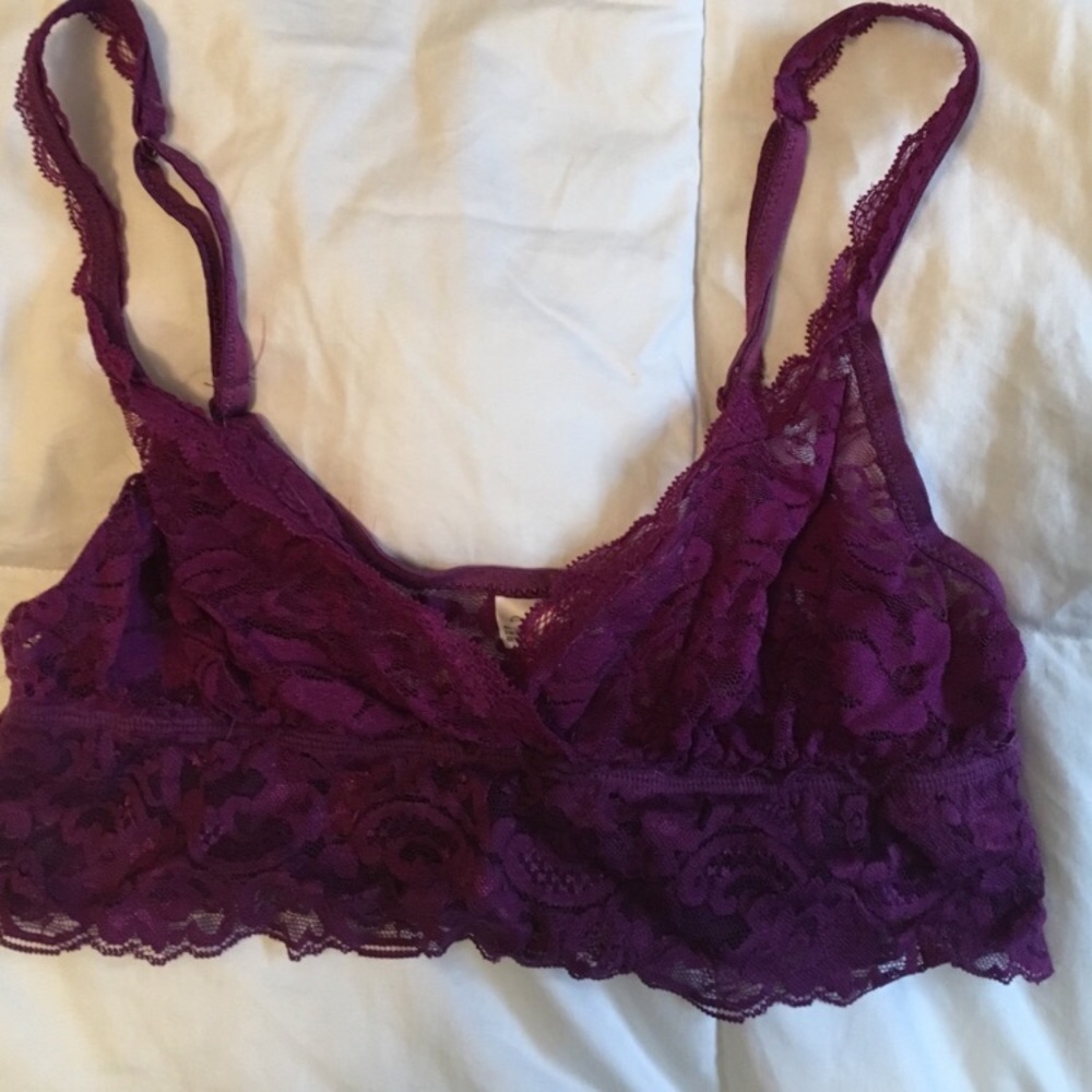 Purple bralette