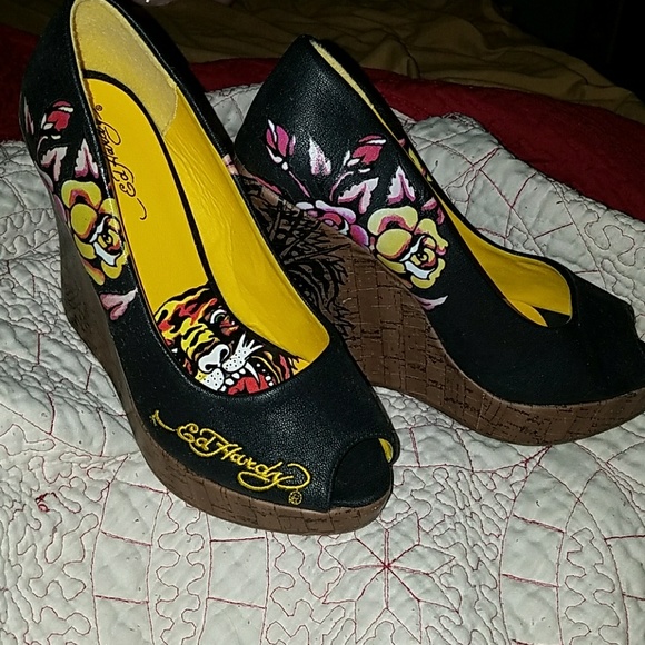 Ed Hardy Shoes - Ed Hardy wedges 6