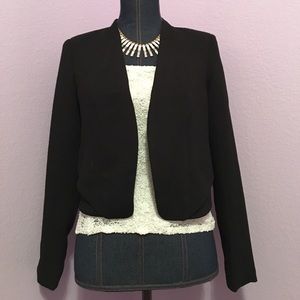 Decree Black Medium Long Sleeve Blazer