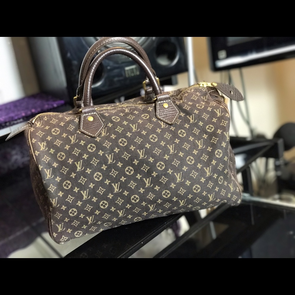 Louis Vuitton mini lin speedy 30
