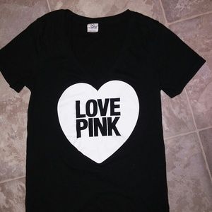 VS Pink Love Pink t shirt