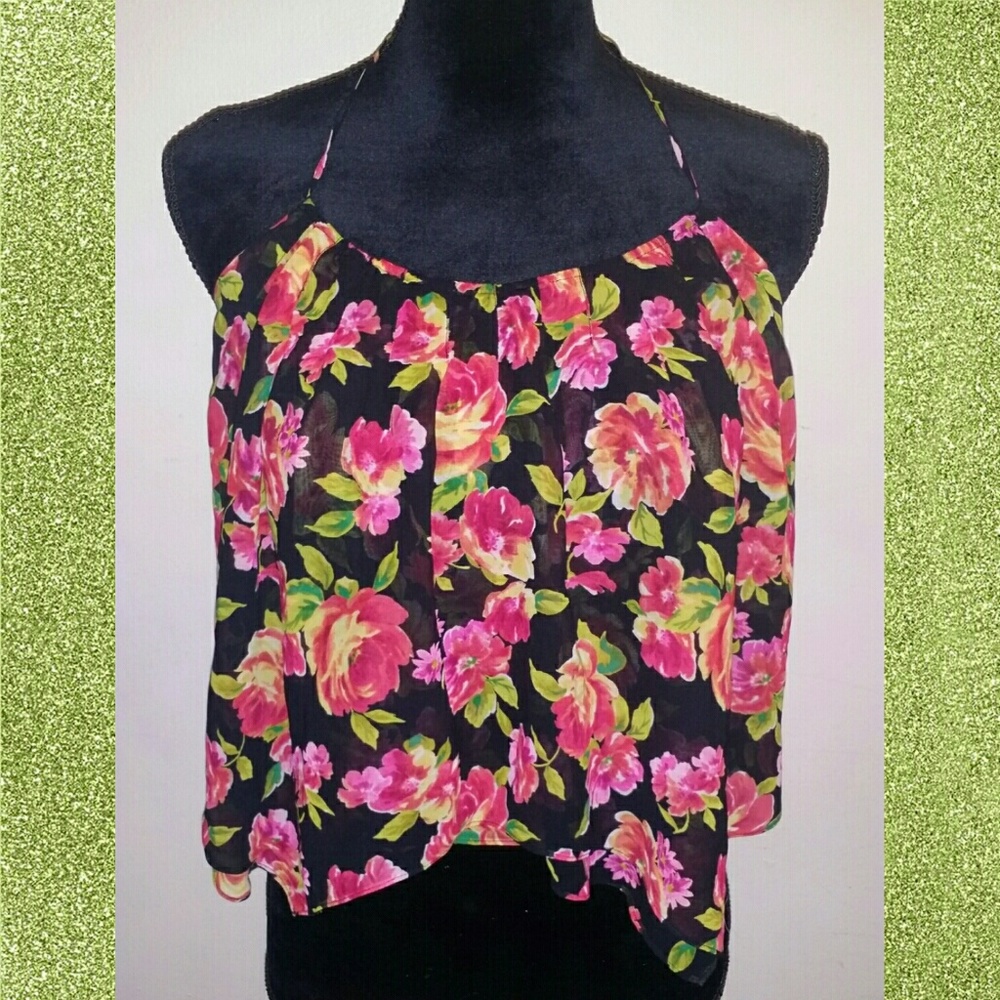 Floral Halter top by Victoria's Secret