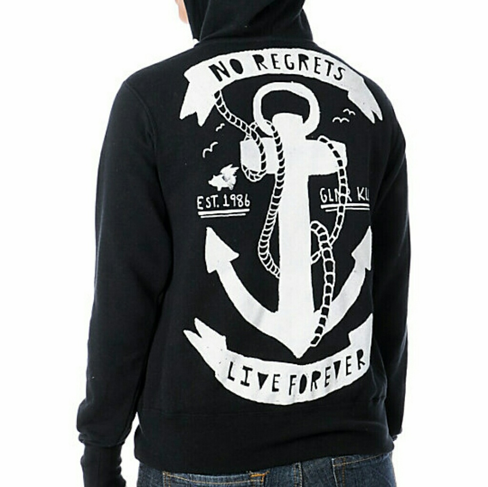 ISO Glamour Kills No Regrets Zip Hoodie
