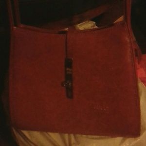 Gucci vintage brown leather purse