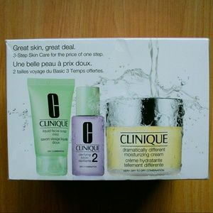 Brand New, Sealed, Clinique 3 Step Facial Cleanser