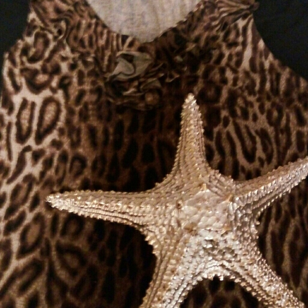 Ralph Lauren Leopard print sleeveless top