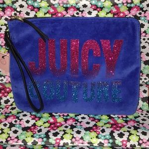 JUICY COUTURE XL Clutch Pouch Handbag ~NWT~