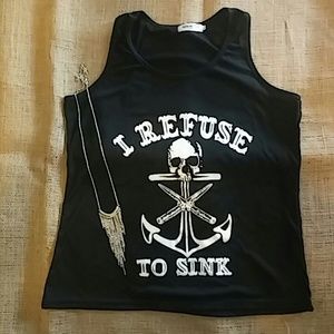Tank Top - I Refuse To Sink