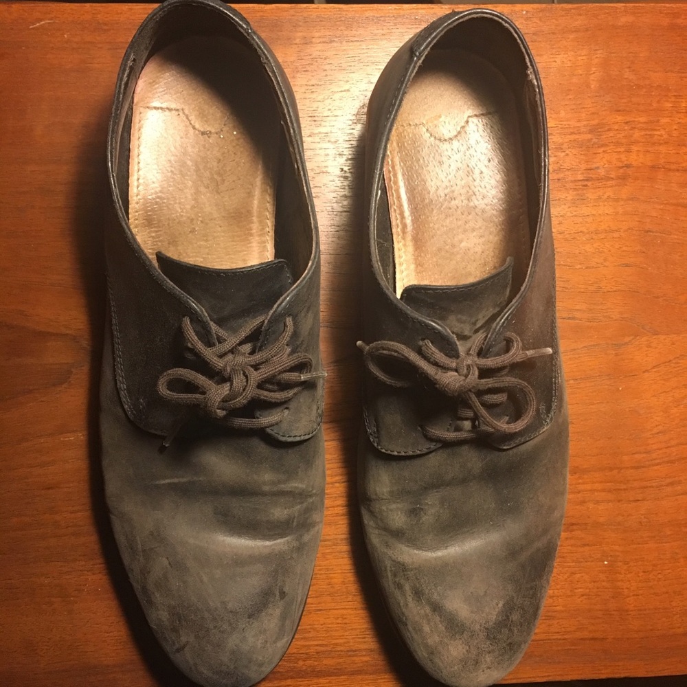 Grey oxfords