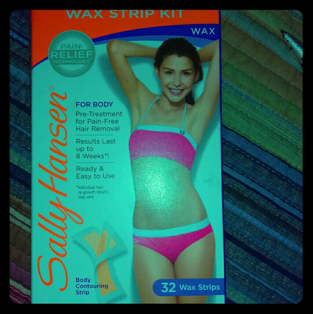 Large box Sally Hansen wax strips.