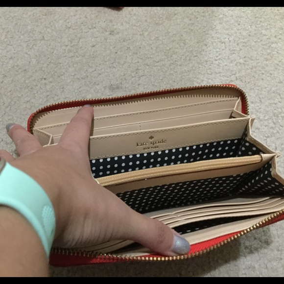 kate spade Handbags - Kate spade wallet red