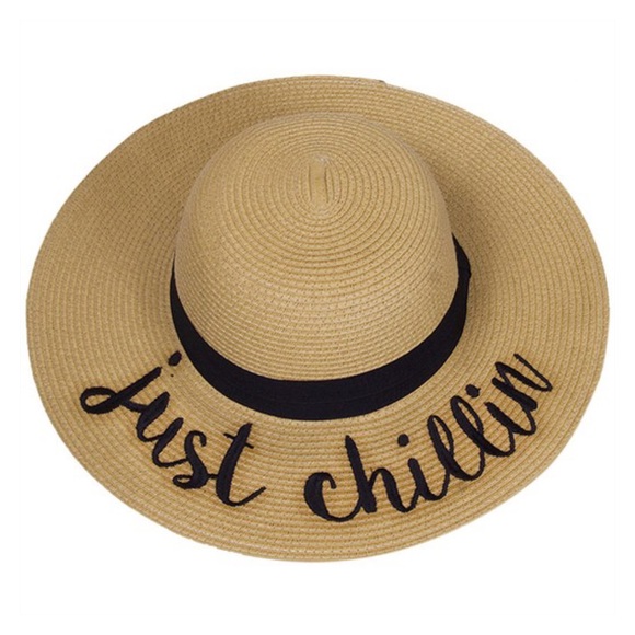 โจ2XHPโจ Premium- Do Not Disturb Wide Brim Straw Hat - Picture 4 of 4