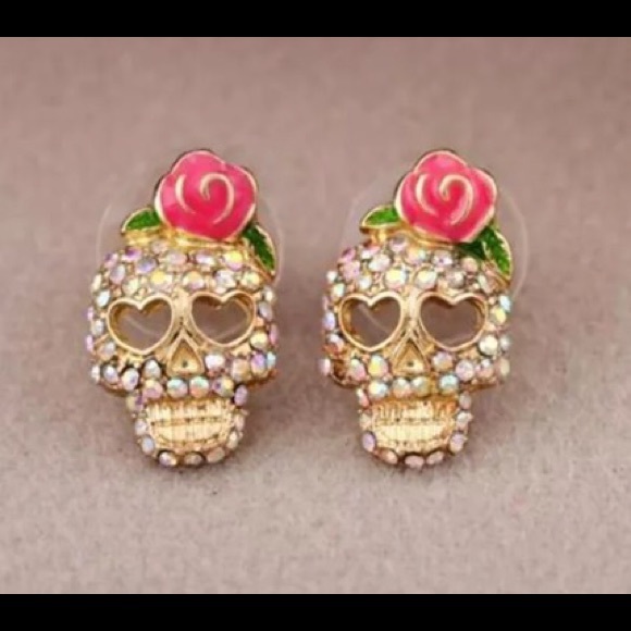 Jewelry - SUGAR SKULL EARRINGS