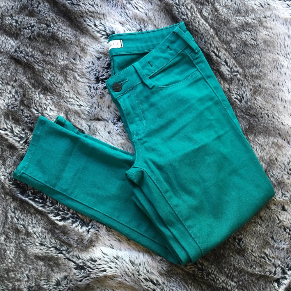 Teal Jean Leggings