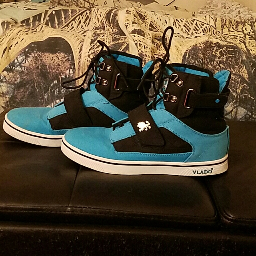 Blue Vlado high tops