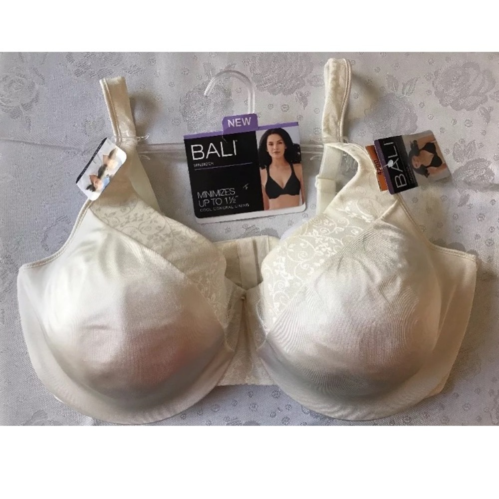 NWT Bali Minimizer Women's Lingerie Bra Ivory