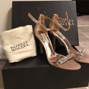 Badgley Mischka "Elope" Ebellished Heel