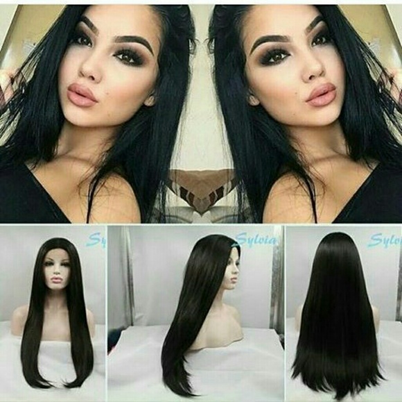 Black StraightLacefront Wig