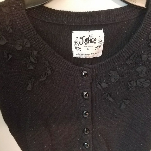 Girls embellished sweater from justice - Picture 1 of 4
