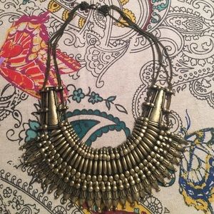 Tarnished Gold Free People necklace