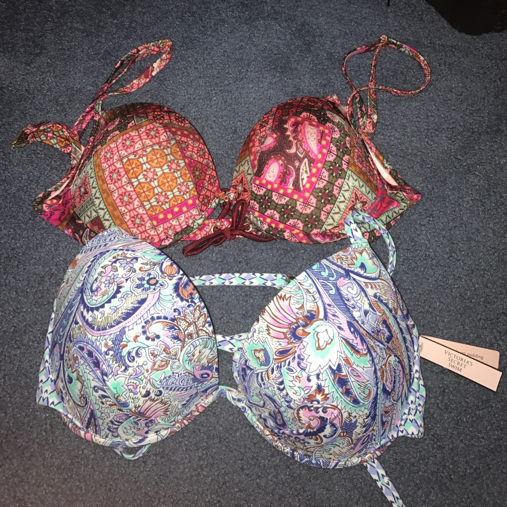 2brand new Victoria's Secret Bikini Tops&bottoms