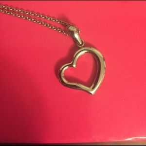 Stainless Steel Heart Charm on chain