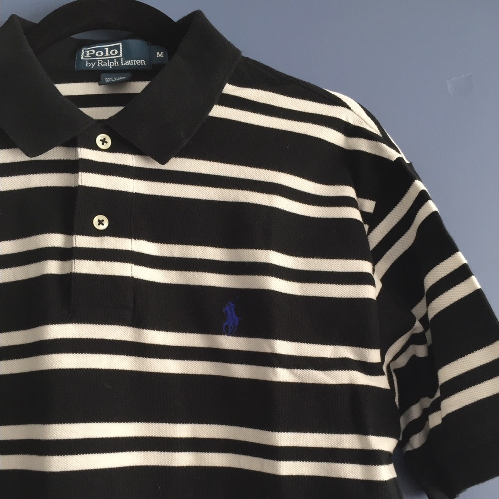 Men's Classic Striped Polo