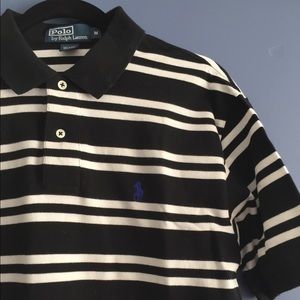 Men's Classic Striped Polo