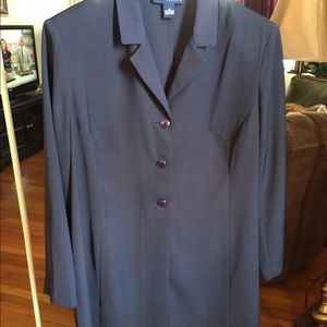 Polyester long Venezia blazer