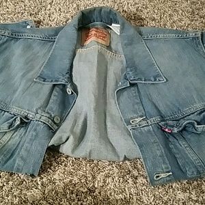 Men's denim vest