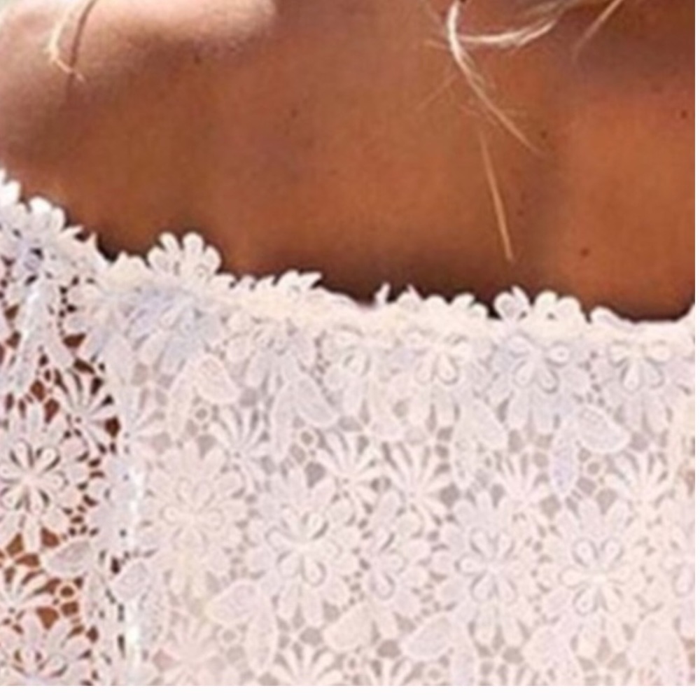 Off Shoulders Lace Top🎀SZ MEDIUM - Picture 3 of 4