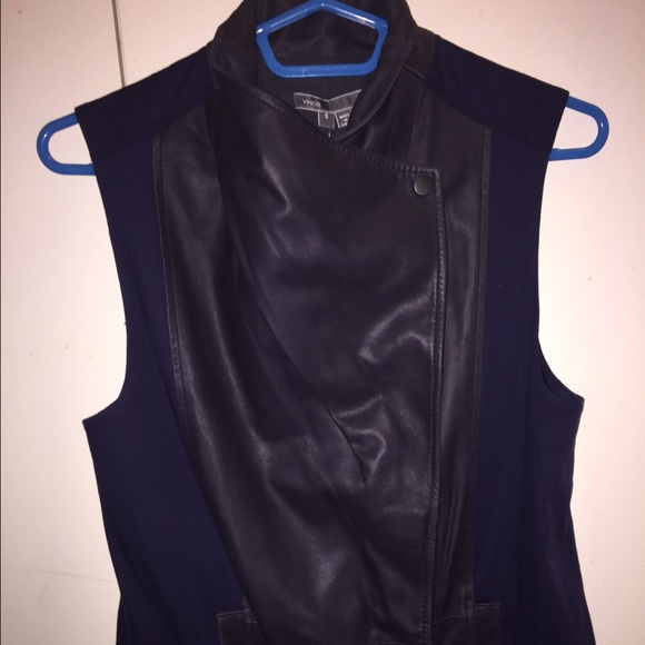 Vince Brand Asymmetrical Vest. - Picture 2 of 3