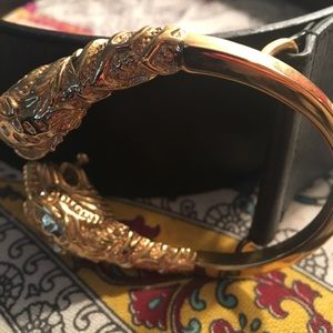 Gucci Lion Head Belt