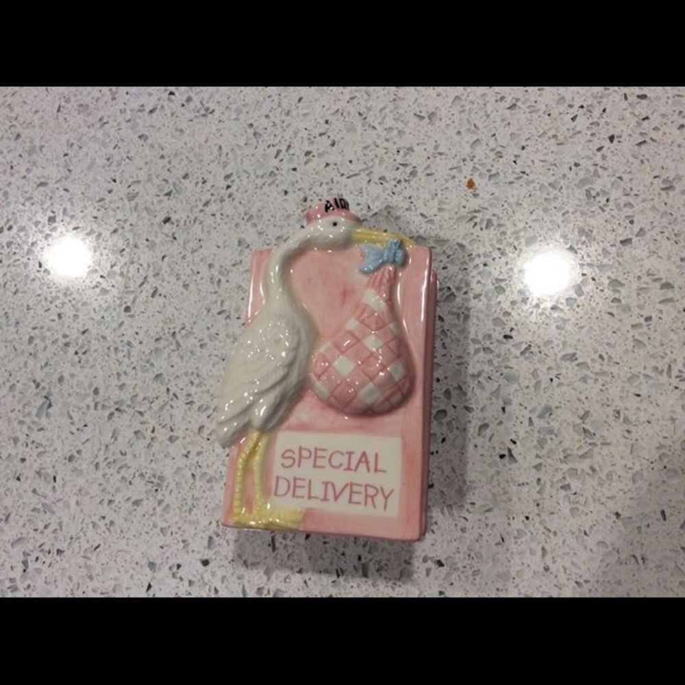 MUDPIE -IT'S A GIRL hinged trinket box