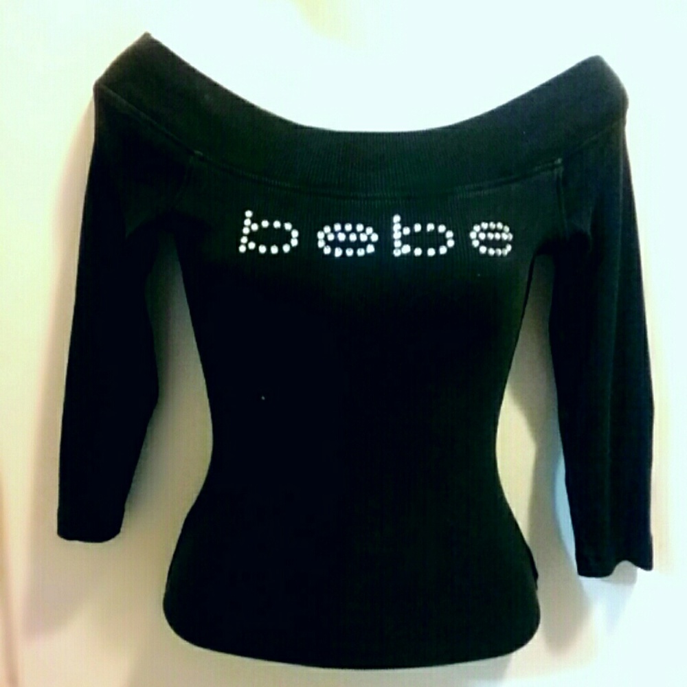 Bebe off shoulder top